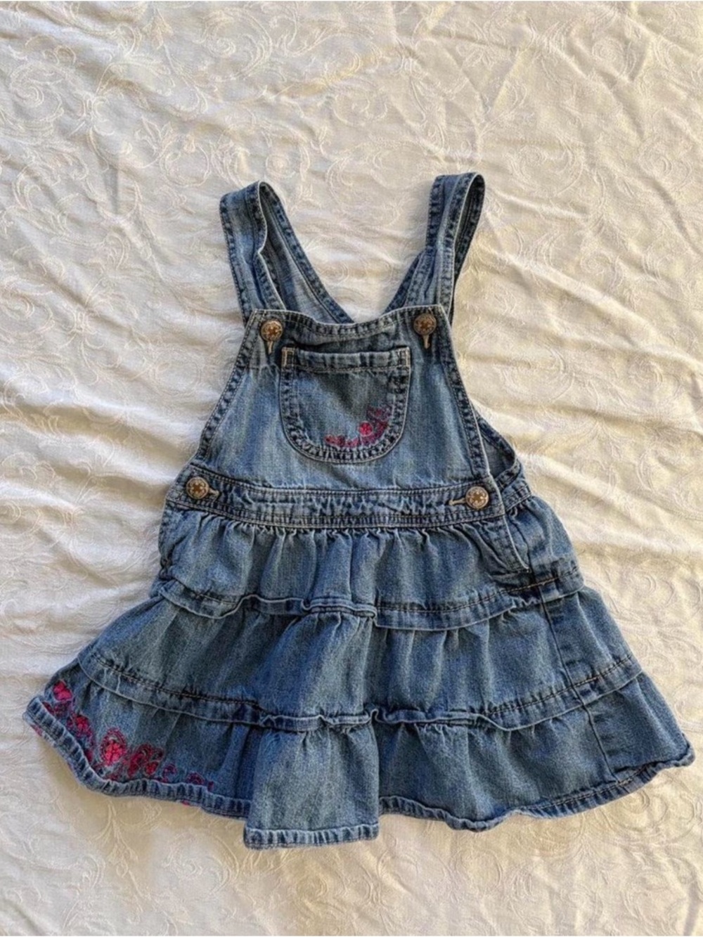 OshKosh B'gosh Y2K Overalls 4T Dress - Picture 3 of 6